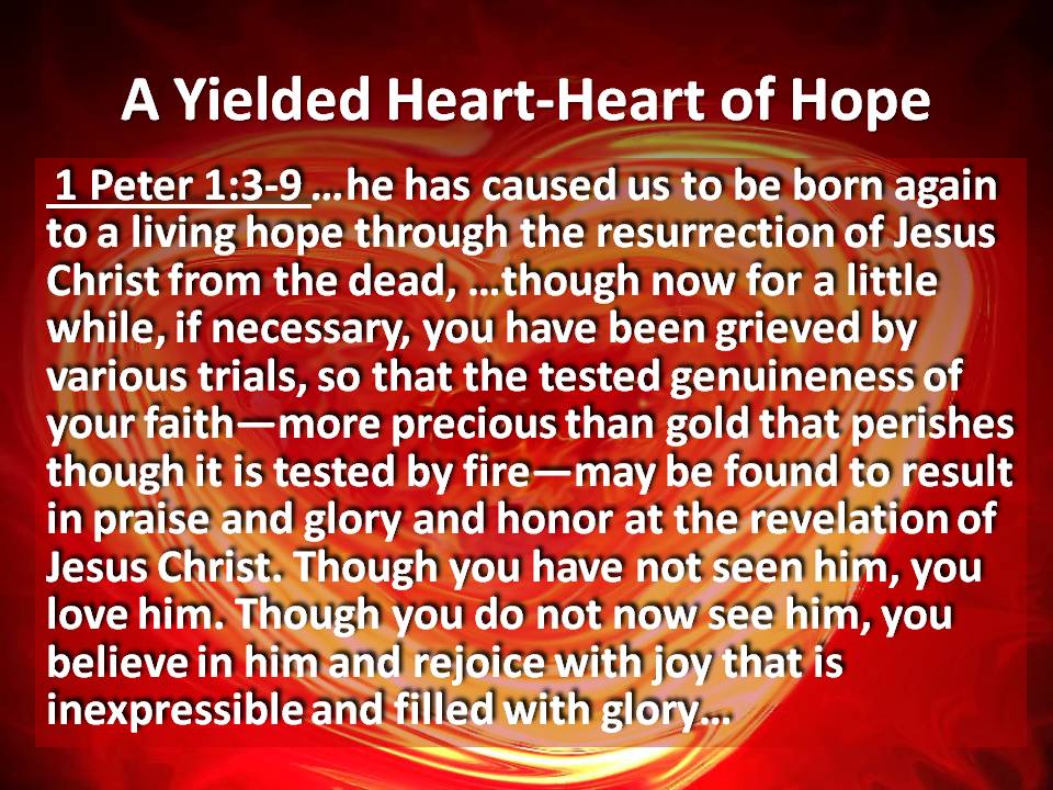 How God works in a yielded heart